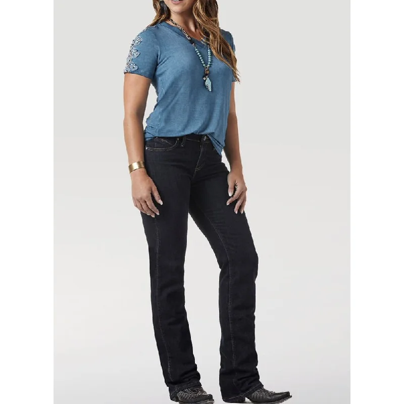 Outdoor Jeans for Adventures -Wrangler Womens Riding Jeans - WRQ20DD