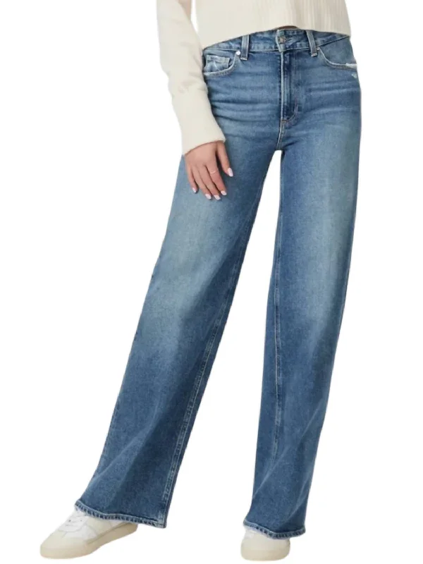 Wedding Jeans for Casual -Sasha 32" Wide Leg Jeans In Storybook Distressed