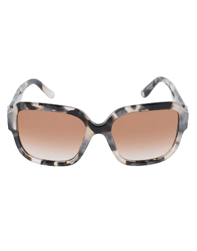 Oversized Sunglasses for Sun Protection -Large Havana Square Frame Sunglasses