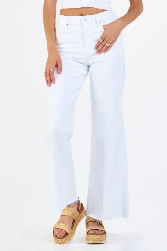 Carpenter Jeans for Function -Fiona Wide Leg Jeans In White