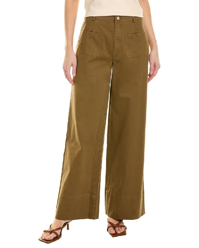 Stretchy tight trousers for women with soft fabric and flexible fit -Solid & Striped The Harper Pant