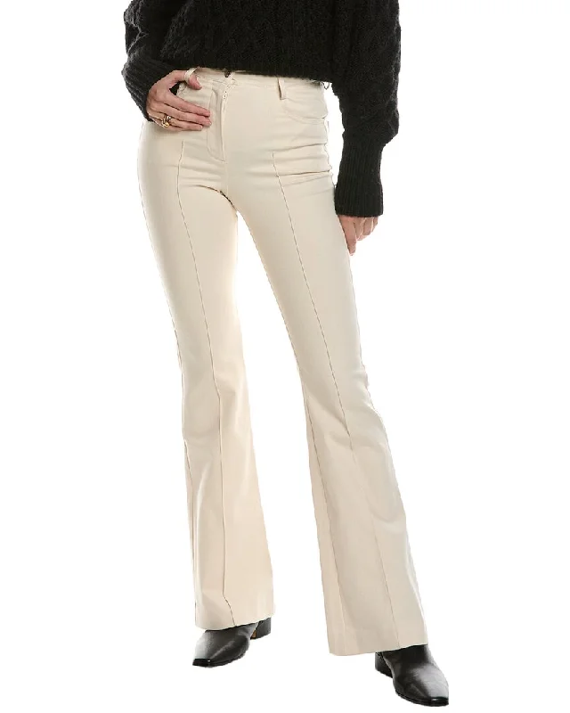 Tight trousers for women with pockets and slim silhouette for practical fashion -Reiss Florence Flare Trouser