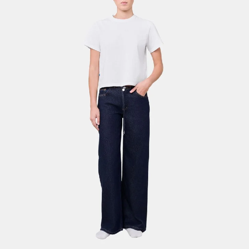 Frayed Hem Jeans for Edgy -Cool Jeans (Cloud Indigo Indigo)