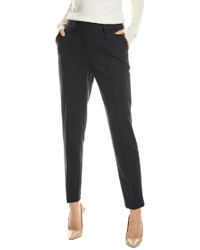 Elegant tight trousers for women with sleek design and tailored for a perfect fit -Tahari ASL Darted Ponte Pant