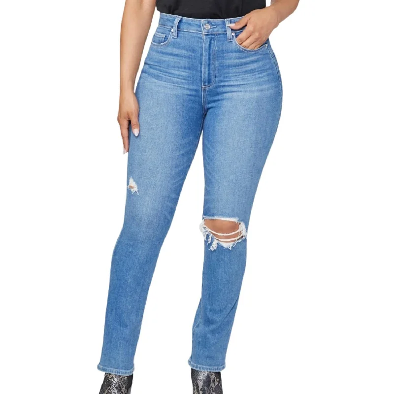 Outdoor Jeans for Adventures -Accent Straight Leg Jeans In Heartbreaker Destructed