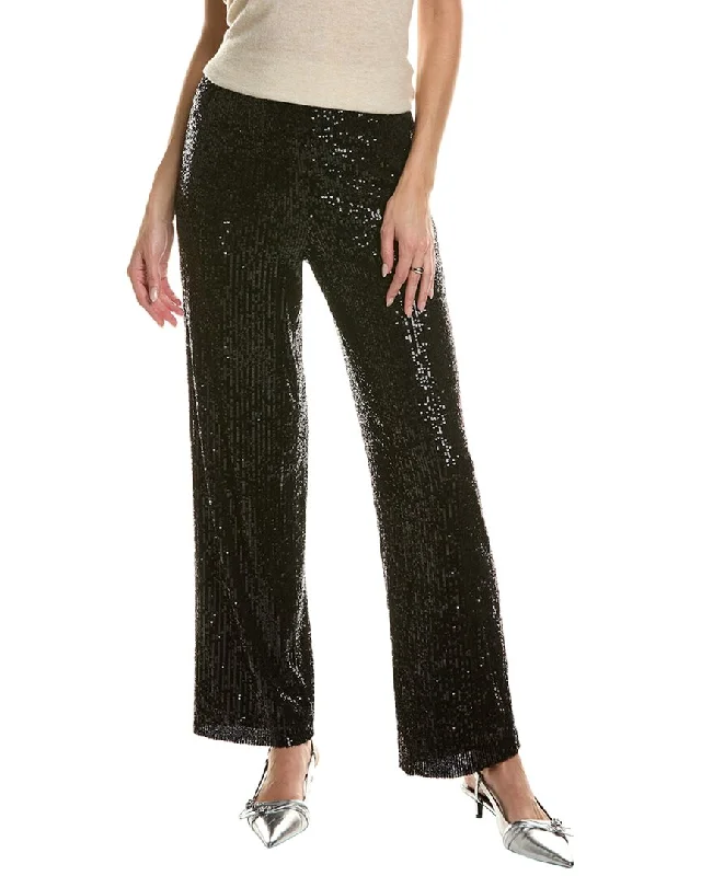 Pleated tight trousers for women with vintage-inspired design and modern twist -Anne Klein Wide Leg Pant