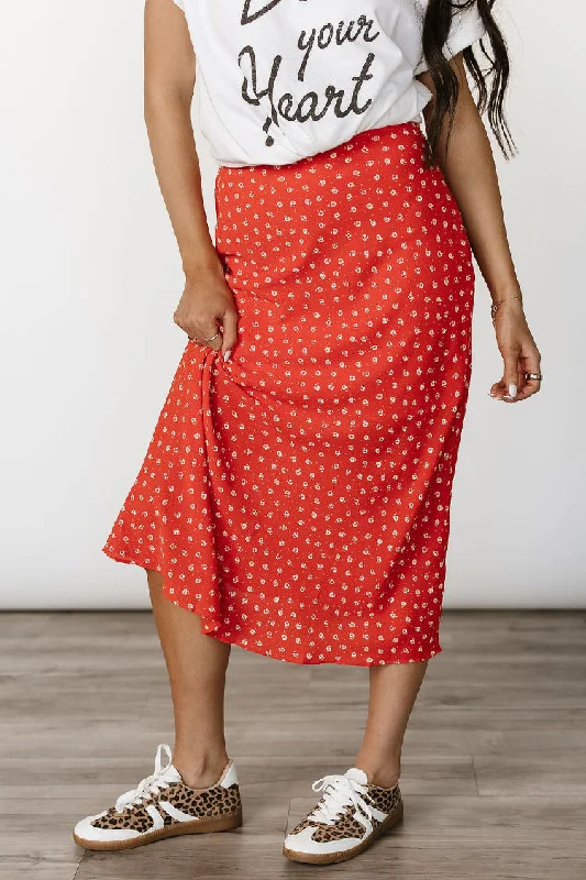 Tiered Dresses for Voluminous -Brinley Floral Skirt