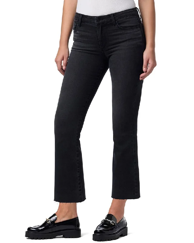 Casual tight trousers for women with cotton blend fabric for easy everyday wear -JOE'S Jeans JOE'S JEANS MID RISE CROP BOOTCUT + CUT HEM Ready To Go Crop Bootcut