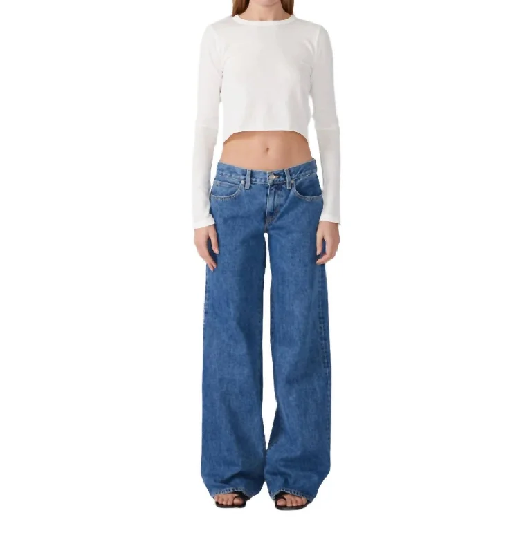 Slim Boyfriend Jeans for Hybrid -Mica Wide Leg Jeans In Sweet Memory