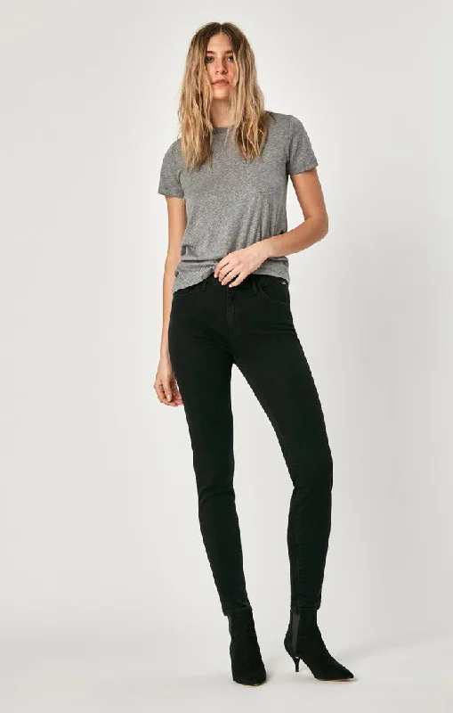 Carpenter Jeans for Function -ALISSA SUPER SKINNY IN BLACK BRUSHED SUPERSOFT