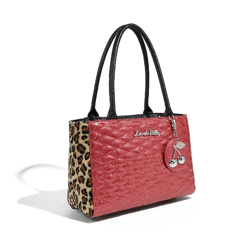 Handle bags with bold logos for branding -Pink Bubbly Sparkle Wild Cherry Tote