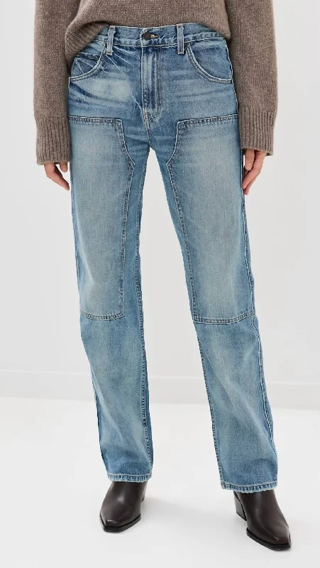 Welder Straight Leg Jeans In Summer Wash