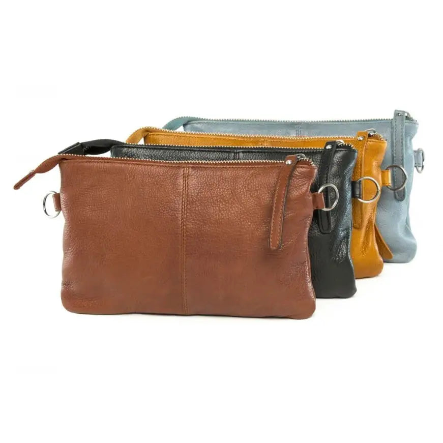 Handle bags with inner compartments for essentials -Rugged Hide Kingi