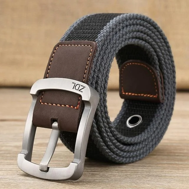 Decorated Back Pocket Jeans for Style -Military Outdoor Tactical Men Women Luxury Canvas Belts for Jeans