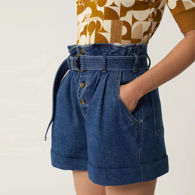 Flare Jeans for Retro Vibe -Jack Short (Jean Bleu)