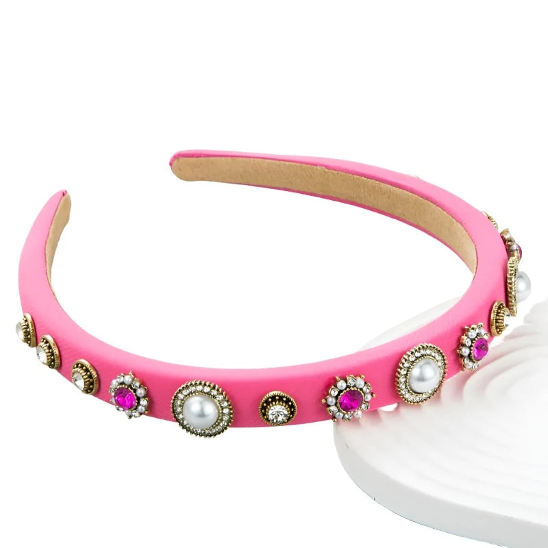 Handle bags with padded handles for comfort -Luisa Pink Hairband