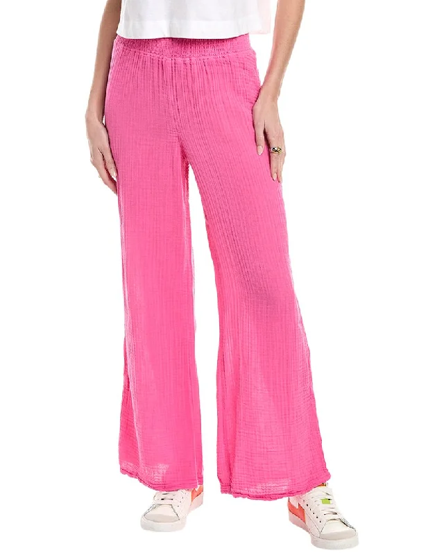 Skinny fit tight trousers for women with minimalistic design for clean look -Michael Stars Susie High-Rise Wide Leg Pant