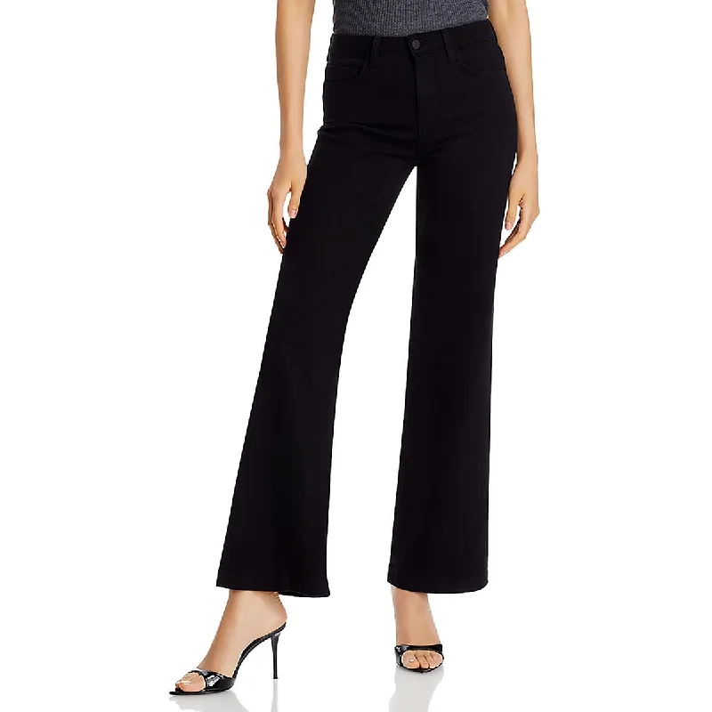 Club Jeans for Social -Scottie Womens Denim Stretch Wide Leg Jeans