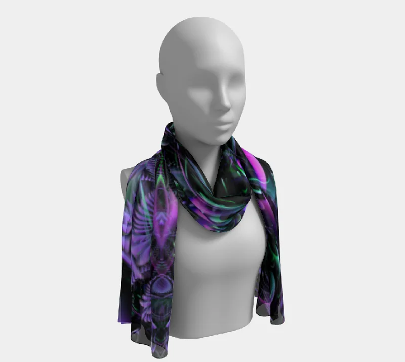 Celtic Dresses with Knotwork -THRESHOLD CONSCIOUSNESS LONG SCARF