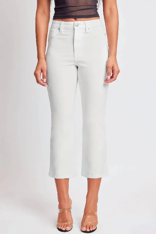 Slim Boyfriend Jeans for Hybrid -Missy High-Rise Hyperstretch Wide Leg Jeans In Vanilla Cream