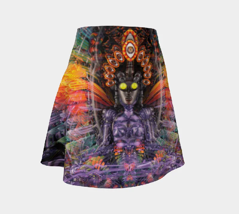 Abstract Dresses for Creative -ISIS/INA MAY REMIX FLARE SKIRT