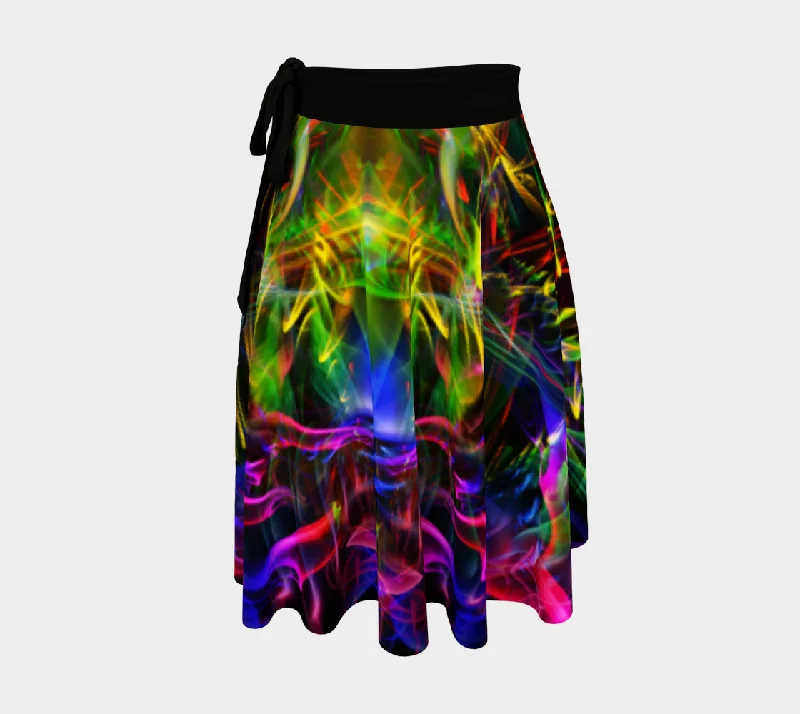 African Dresses with Culture -Spirit of Fire Wrap Skirt