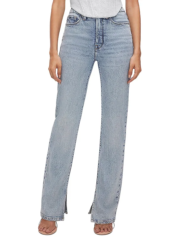 Boyfriend Jeans for Relaxed -Good Boy Womens Tencel Straight Leg Jeans