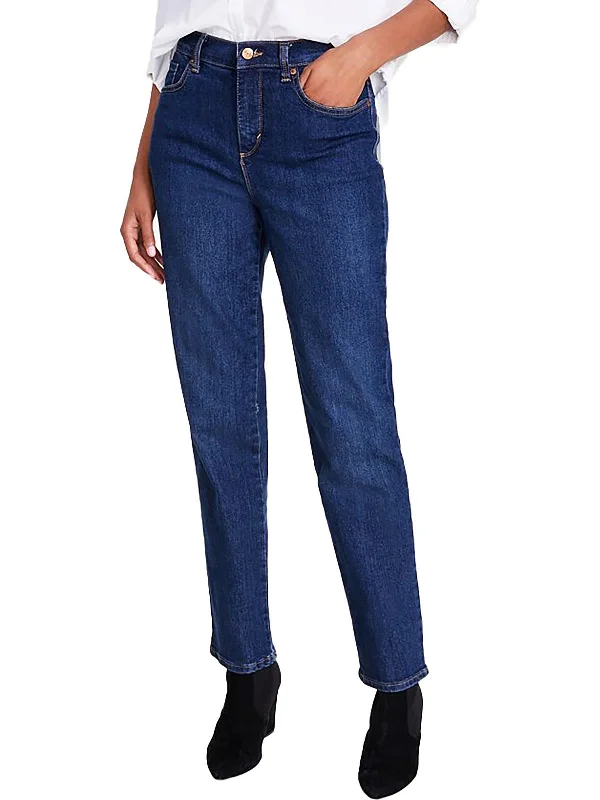 Mother's Day Jeans for Gift -Amanda Womens Classic Rise Stretch Tapered Leg Jeans