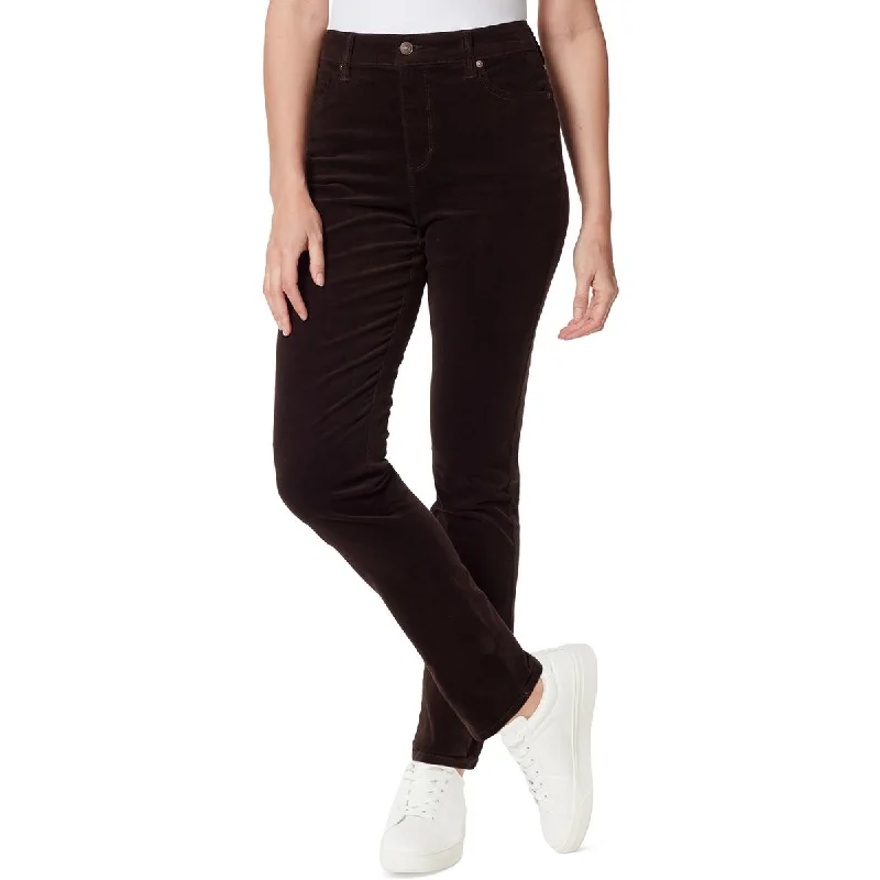 Belt Loops Jeans for Accessorizing -Gloria Vanderbilt Womens Amanda High Rise Straight Leg Jeans