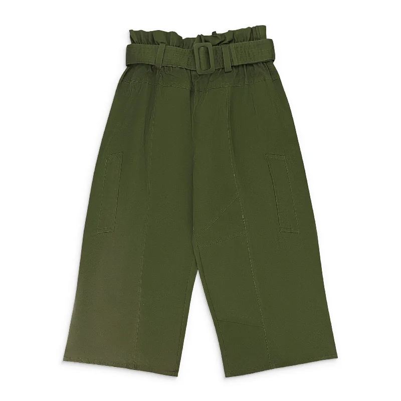 Tight-fitting trousers for men with stretchable material for flexibility and comfort -TRENCH GREEN PANTS