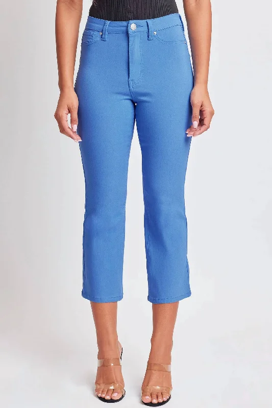 Denim Jeans for Durability -Missy High-Rise Hyperstretch Wide Leg Jeans In Blue Bay