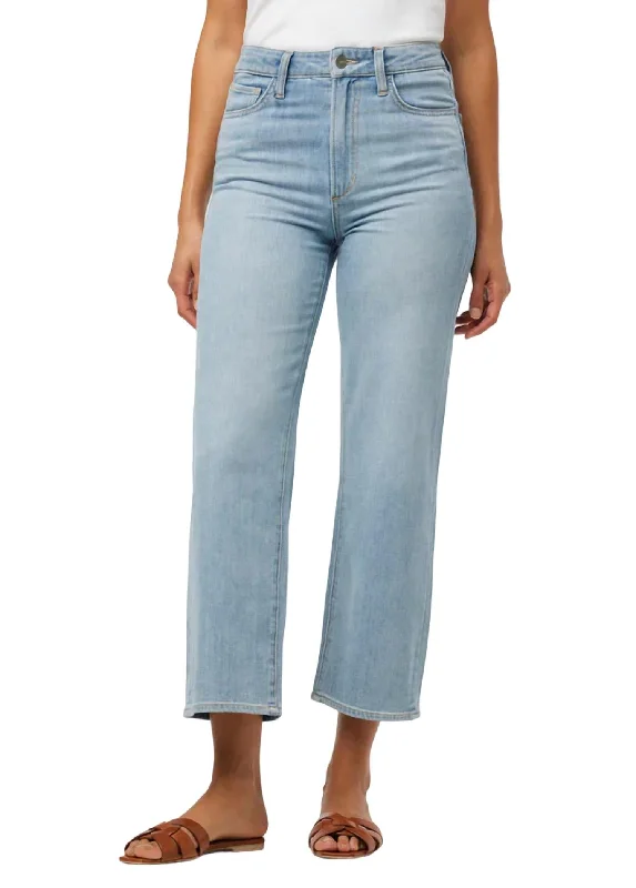 Gym Jeans for Workout -Blake Cropped Wide Leg Jeans In Best Days