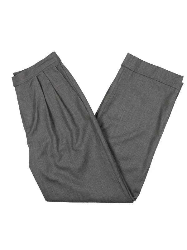 Tight trousers for men with stretch fabric and slim, modern cut -Womens Wool Suit Separate Trouser Pants