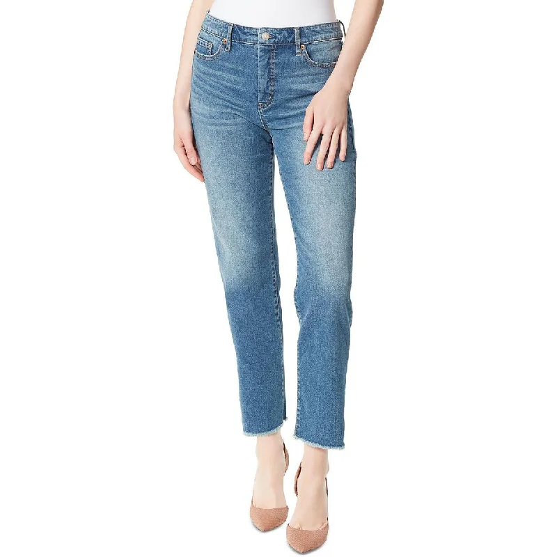 Wrap Skirt Jeans for Versatile -Spotlight Womens Denim Straight Leg Jeans