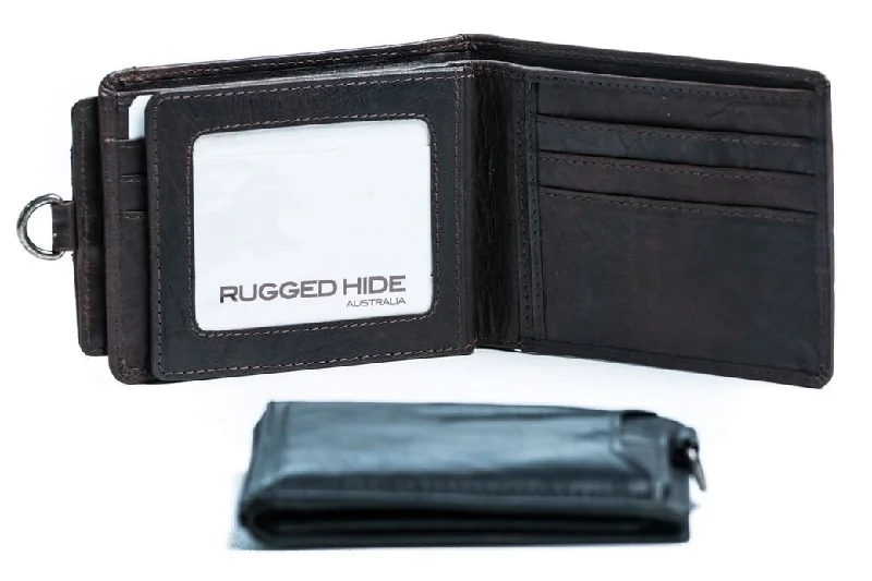 Handle bags with retro logos for charm -Rugged Hide Nadine