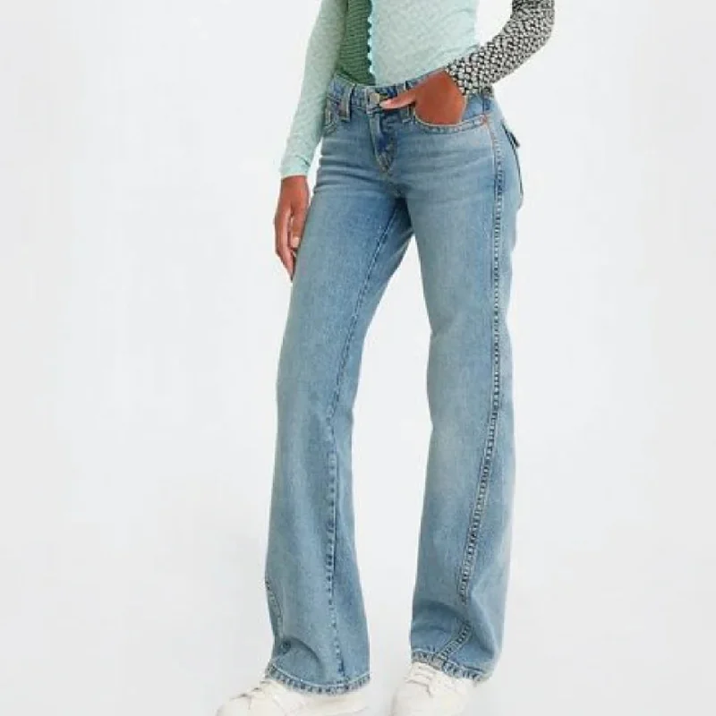 Gray Jeans for Neutral Tone -Noughties Bootcut Jeans (Reach for The Stars)