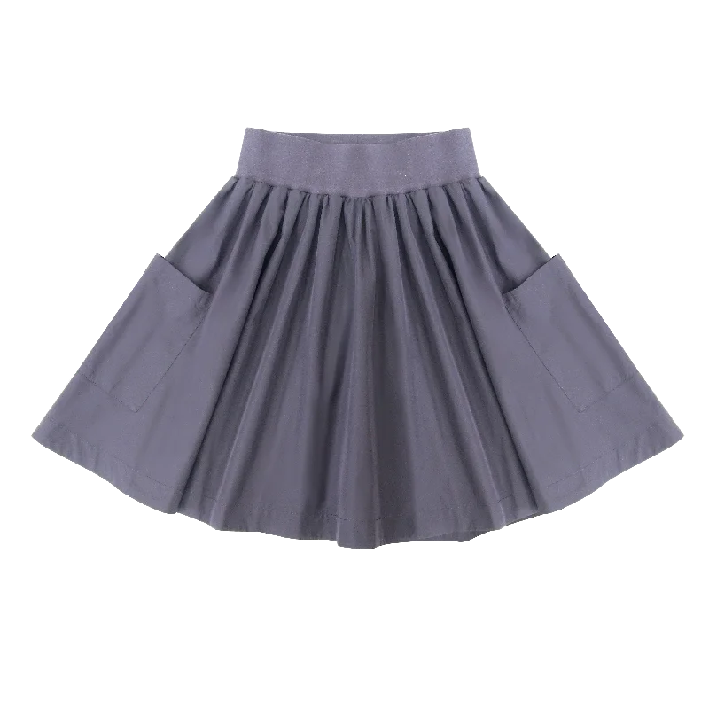 Wrap Dresses for Adjustable -Little Parni Plum Girls Taffeta Skirt  (K455)