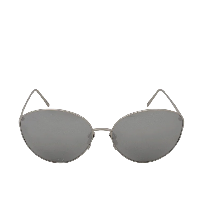 Rimless Glasses for Elegant Look -Metal Cat-Eye Sunglasses