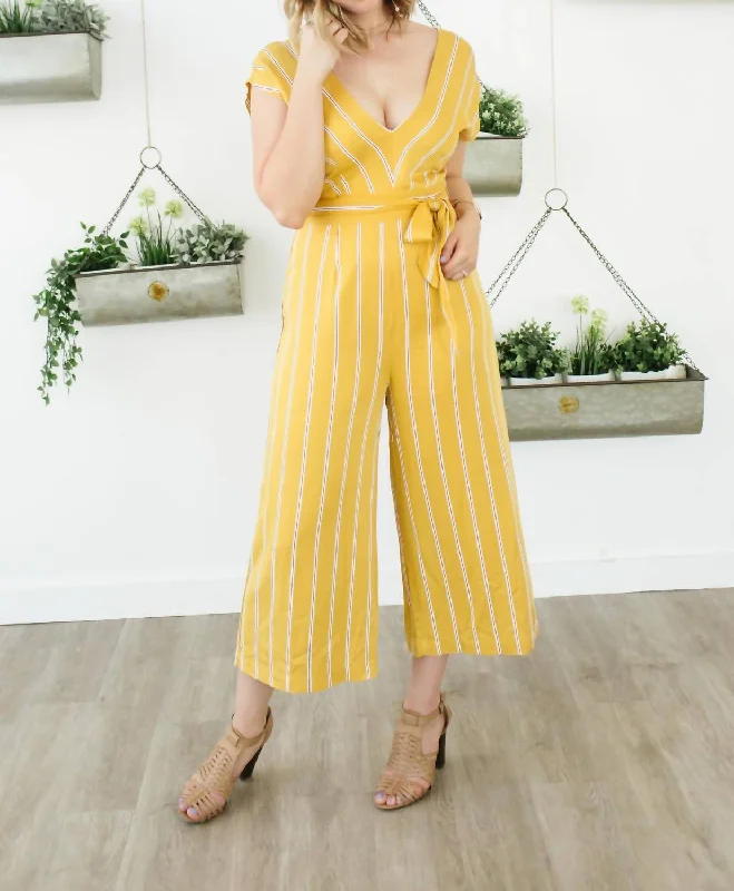 Boho-inspired tight trousers for women with earthy tones and relaxed fit -All The Right Moves Sunset Jumper In Yellow