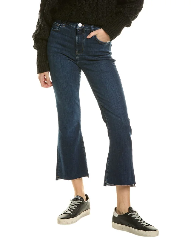 Versatile tight trousers for women with fold-over waist for adjustable comfort -FRAME Denim Le Crop Majesty Mini Bootcut Jean