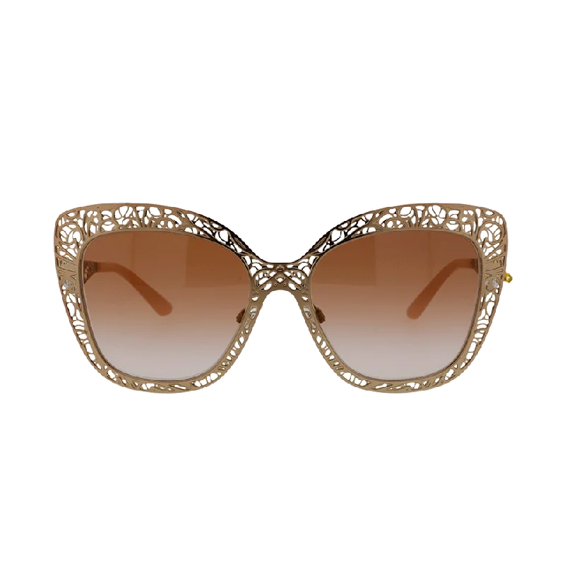 Oversized Sunglasses for Sun Protection -Metal Butterfly Sunglasses