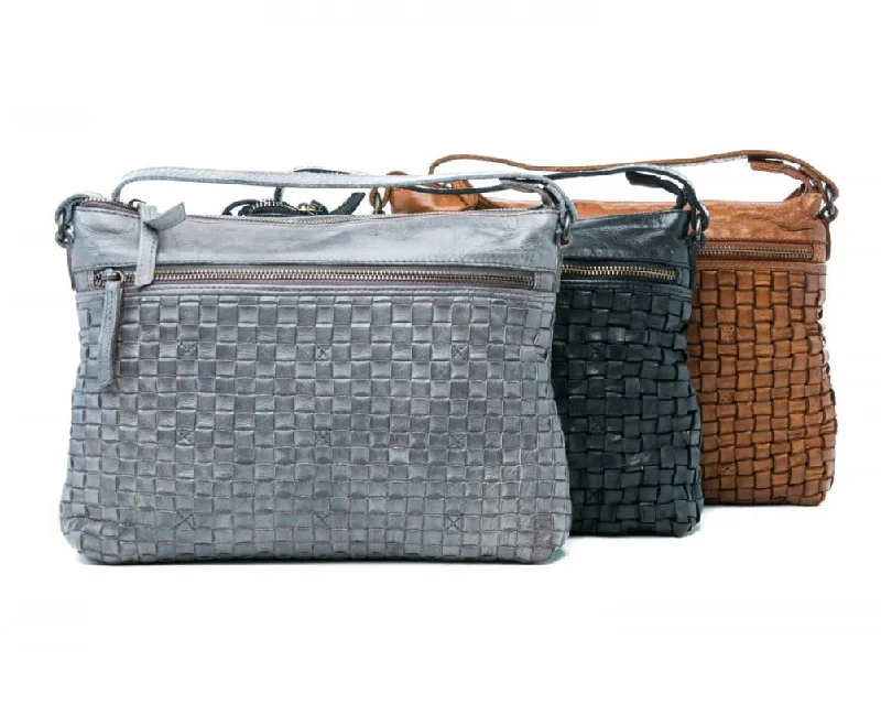 Handle bags with side pockets for organization -Rugged Hide Madonna