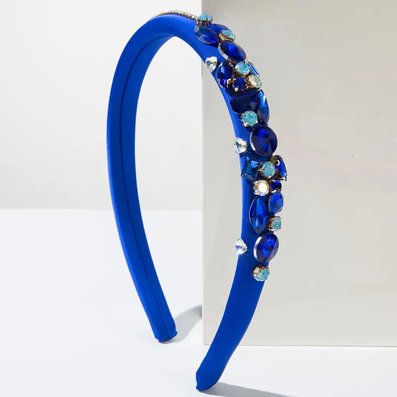 Handle bags with eco-friendly bamboo handles -Muireann Royal Blue Hairband