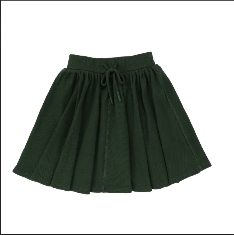 Resort Dresses for Vacation -Lil Legs Skirt Green