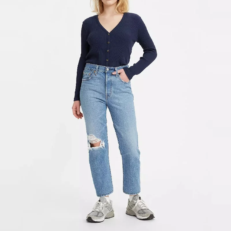 Boyfriend Jeans for Relaxed -501 Original Cropped Jeans (Athens Slide)