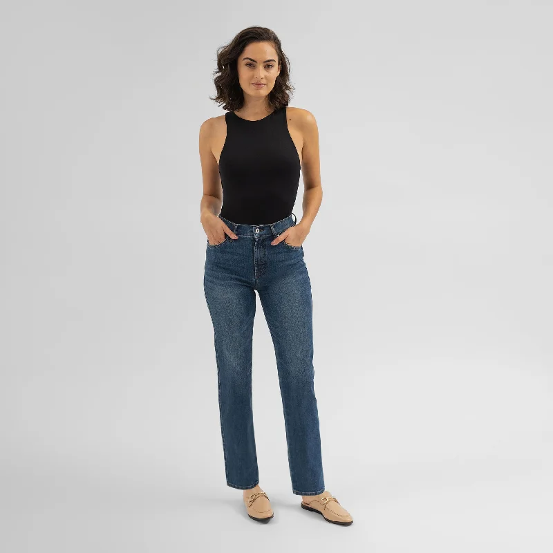 Fringed Jeans for Western -Air Straight Jeans