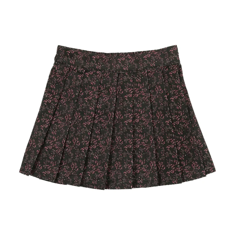 Purple Dresses for Royalty -Bonjoy Floral Skirt