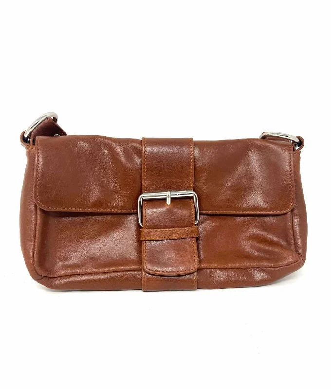 Canvas handle bags perfect for casual outings -Wilsons Leather Cognac Shoulder Bag Buckles Leather Purses Purse