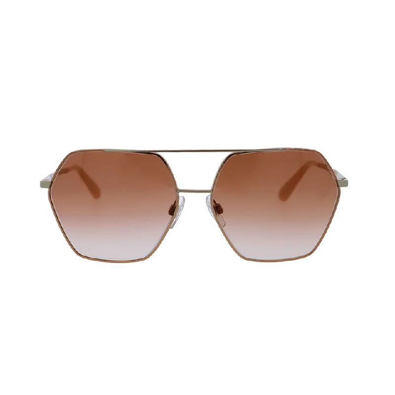 Colored Sunglasses for Fashion Statement -Double Bridge Hexagonal Sunglasses