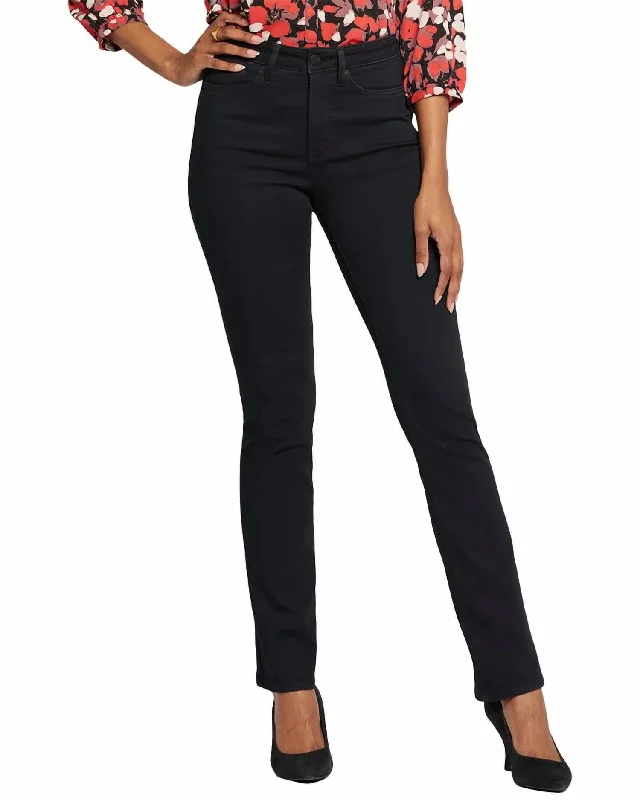 Elegant tight trousers for women with high-quality wool fabric for refined look -Billie High Rise Slim Bootcut Jeans In Huntley